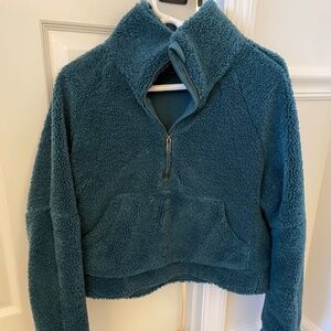 Lululemon Fleece Half-Zip - Storm Teal - XS/S
